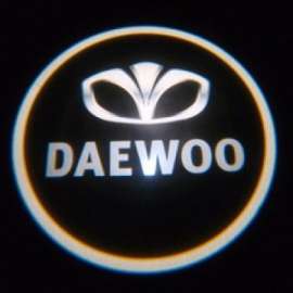 Проекция логотипа Daewoo