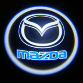 Проекция логотипа Mazda