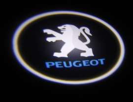 Проекция логотипа Peugeot