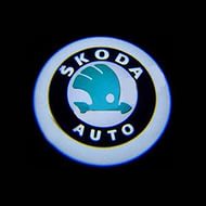 Проекция логотипа Skoda