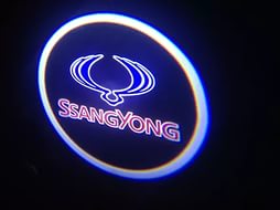 Проекция логотипа Ssangyong