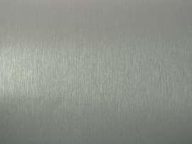 Пленка под Шлифованный алюминий -  Серый светлый, ширина 1.52м, с каналами