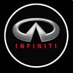 Проекция логотипа Infiniti